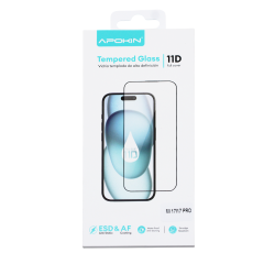 Tempered Glass Flue Glue 11D Apokin for XIAOMI 17/17 PRO Transparent